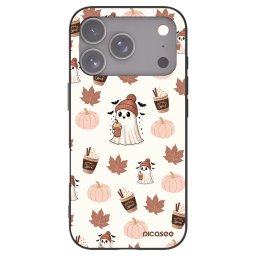 Fekete szilikon tok az alábbi mobiltelefonokra Apple iPhone 17 Pro - Pumpkin spice