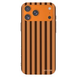Átlátszó szilikon tok az alábbi mobiltelefonokra Apple iPhone 17 Pro Max - Caramel lines