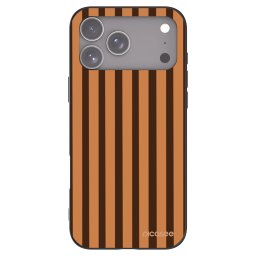 Fekete szilikon tok az alábbi mobiltelefonokra Apple iPhone 17 Pro Max - Caramel lines