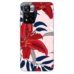 Fashion Case Xiaomi Redmi Note 11 Pro - Red Lily