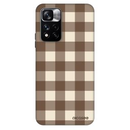 Fashion Case Xiaomi Redmi Note 11 Pro - Brown grid