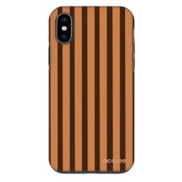 Fashion Case Apple iPhone X/XS - Caramel lines