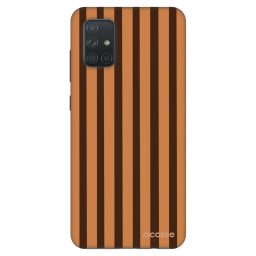 Fashion Case Samsung Galaxy A71 A715F - Caramel lines