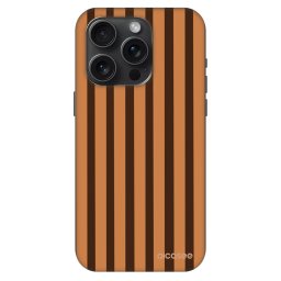 Fashion Case MagSafe Apple iPhone 15 Pro - Caramel lines