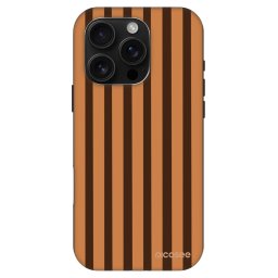 Fashion Case MagSafe Apple iPhone 16 Pro - Caramel lines