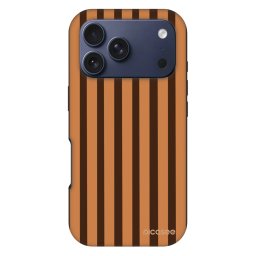 Fashion Case MagSafe Apple iPhone 17 Pro - Caramel lines