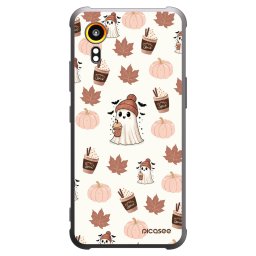 Fekete szilikon tok az alábbi mobiltelefonokra Samsung Galaxy XCover 7 - Pumpkin spice