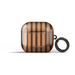 Obal pro Apple AirPods 4 - Caramel lines