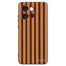 Fekete szilikon tok az alábbi mobiltelefonokra Motorola Edge 60 Neo 5G - Caramel lines