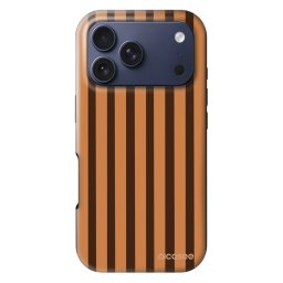 Fashion Case MagSafe Apple iPhone 18 Pro - Caramel lines
