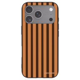 Fekete szilikon tok az alábbi mobiltelefonokra Apple iPhone 18 Pro - Caramel lines