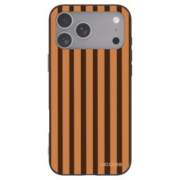 Fekete szilikon tok az alábbi mobiltelefonokra Apple iPhone 18 Pro Max - Caramel lines