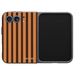 Fekete szilikon tok az alábbi mobiltelefonokra Apple iPhone Duo - Caramel lines