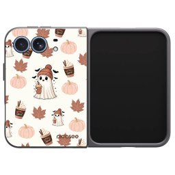 Fekete szilikon tok az alábbi mobiltelefonokra Apple iPhone Duo - Pumpkin spice