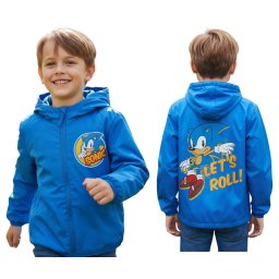Polárral bélelt átmeneti kabát Sonic kék