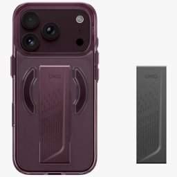 Uniq Heldro Air Apple iPhone 18 Pro Max / 17 Pro Max tok telefontartó résszel, MagSafe, lila