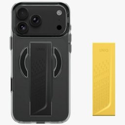 Uniq Heldro Air Apple iPhone 18 Pro / 17 Pro tok telefontartó résszel, MagSafe, fekete