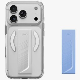 Uniq Heldro Air Apple iPhone 18 Pro / 17 Pro tok telefontartó résszel, MagSafe, átlátszó