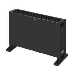 Kraft&Dele Fekete Elektromos Konvektoros Fűtőpanel - WiFi Irányítással, 2000W