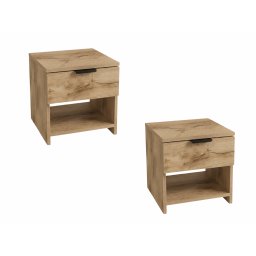 Éjjeliszekrények HAVANA (2 db), artisan tölgy
