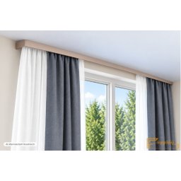 (9 szín 16 méret) DecoLino Design mennyezeti karnis szett (1méter) - Homok
