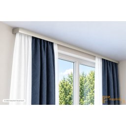 (9 szín 16 méret) DecoLino Design mennyezeti karnis szett (1méter) - Greige