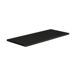 Fém polc irodai szekrényhez, 900 x 20 x 360 mm, fekete