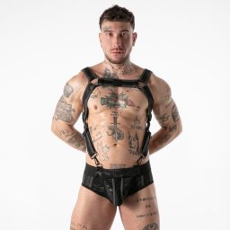 Locker Gear Harness Military stílusú kényelmes S/M fekete
