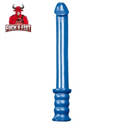 Grip Trainer Dildó Hosszú, sima felület 27 cm kék