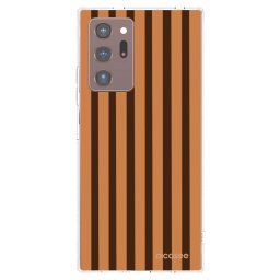 Átlátszó szilikon tok az alábbi mobiltelefonokra Samsung Galaxy Note 20 Ultra - Caramel lines
