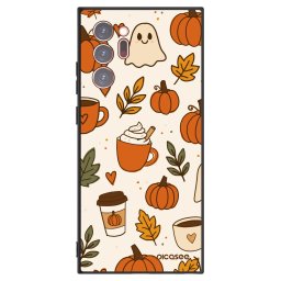 Fekete szilikon tok az alábbi mobiltelefonokra Samsung Galaxy Note 20 Ultra - Fall vibes