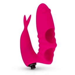 Easy Toys - ujjra húzható G-pont és vibrációs csiklóizgató (pink)