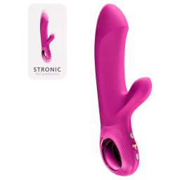 Fun Factory Bi Stronic Embrace - lökő csiklókaros vibrátor (rózsaszín)