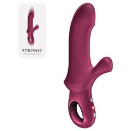 Fun Factory Bi Stronic Curve - lökő vibrátor csiklókarral (piros)