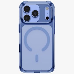 Uniq Lifepro Xtreme Magclick Apple iPhone 18 Pro Max / 17 Pro Max tok párnázott sarkakkal, MagSafe, átlátszó-kék