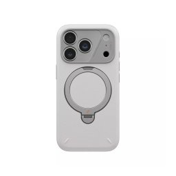 Uniq Elix Apple iPhone 18 Pro / 17 Pro tok gyűrűs telefontartóval, MagSafe, 360 fokban forgatható, szürke