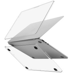 Uniq Vero Apple Macbook Air 13" (2022-2025) tok, Crystal Clear, átlátszó