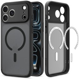 Spigen Ultra Hybrid Mag Apple iPhone 18 Pro Max / 17 Pro Max tok, MagSafe, Frost Black, fekete