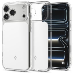 Spigen Ultra Hybrid T MagFit Apple iPhone 18 Pro / 17 Pro tok, MagSafe, Glossy White, fehér
