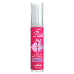 Crushious Steal My Kisses - ízes síkosító, eper-pezsgő (10ml)