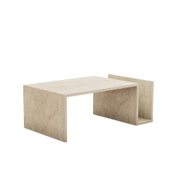 Konferencia asztal NUVAREK, travertin/bézs