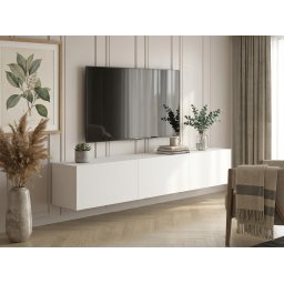 TV asztal NEXIRA 150 cm, fehér