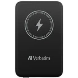 Powerbank Verbatim MCP-10 10000mAh/Vezetek nelkuli toltes/Fekete