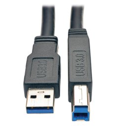 USB-A/USB-B, USB 3.0, aktív szupergyors átjátszó (hím/női), 7,62m