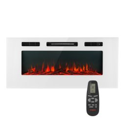 Klarstein Galeras elektromos falra szerelhető és beépíthető kandalló 1800 W LED 3 szín időzítővel (GDW24-Galeras102W)
