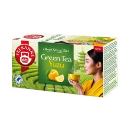 Teekanne Green Tea Yuzu ízesítésű zöld tea 20x