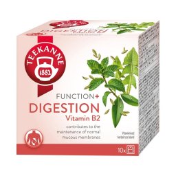 Teekanne Function + Digestion gyógytea B2-vitaminnal 10x