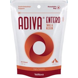 VetNova ADIVA Entero emésztéstámogató rágótabletta kutyáknak és macskáknak (28 db rágótabletta | Small/Medium)