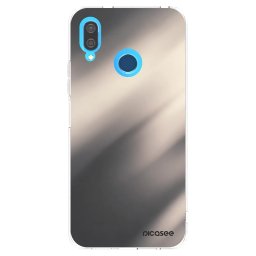 Átlátszó szilikon tok az alábbi mobiltelefonokra Huawei P20 Lite - Smoky Beige
