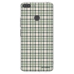 Átlátszó szilikon tok az alábbi mobiltelefonokra Huawei P Smart - Sage Tartan